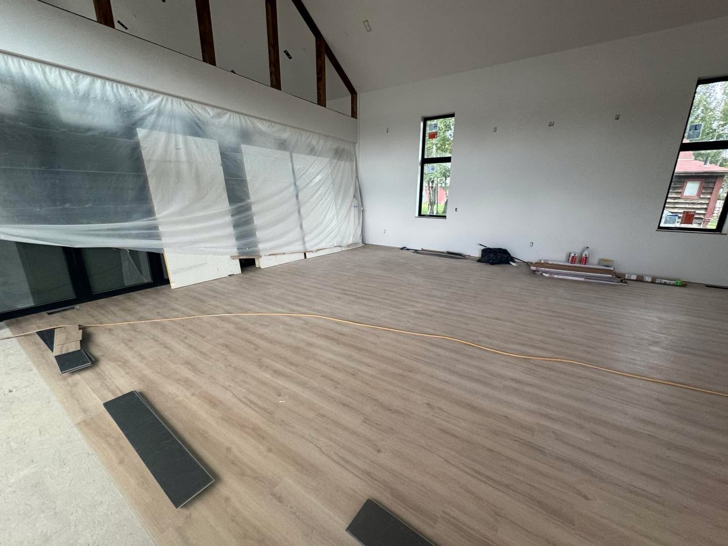 The classroom spaces at the Farm Collaborative coming along!