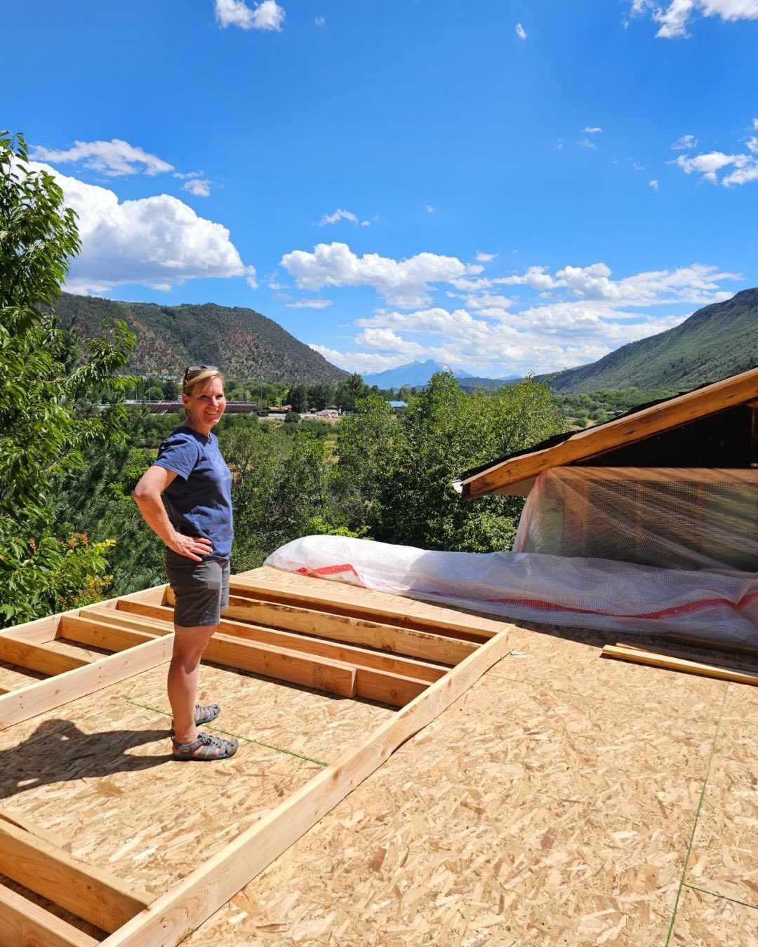 Another happy homeowner! New view from above the garage…